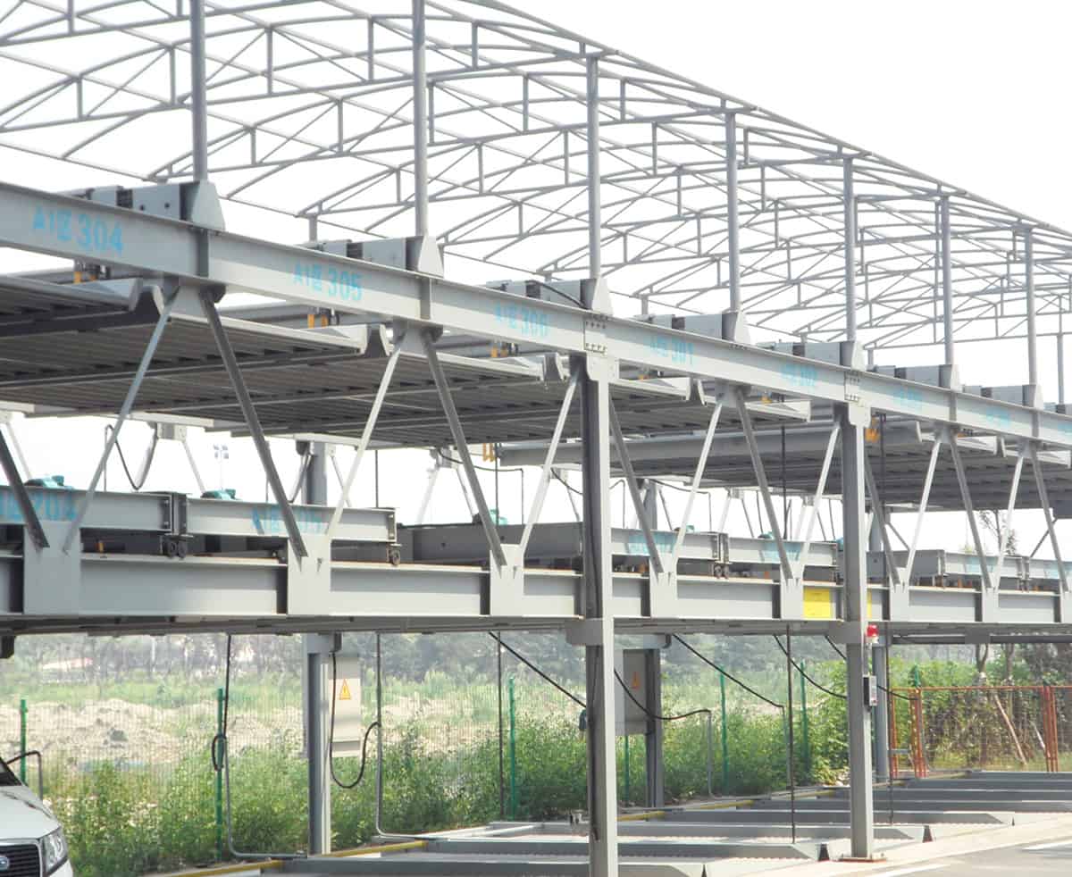 機(jī)械車(chē)庫(kù)PSH3三層升降橫移立體停車(chē)設(shè)備